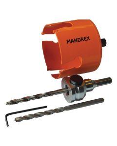 Mandrex Starterset MX200056B MXqs Gatzaaghouder zesk.8,5 + T