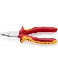 Knipex platbuigtang verchr../comfort 160 mm VDE