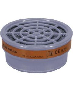 SET VAN 2 FILTERPATRONEN A2 VOOR HALFGELAATSMASKER M6200 JUP