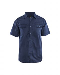 Overhemd Twill korte mouw