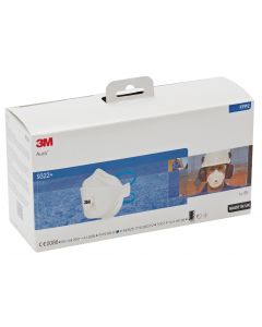 3M Aura 9322+S stofmasker FFP2 NR D met uitademventiel in kleinverpakking