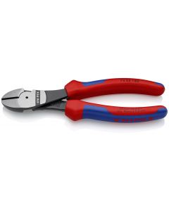 Knipex kracht-Zijsnijtang gep./comfort 180 mm