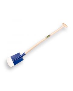 ATLAS geharde hobbyspade - blauw gelakt met ATLAS schopsteel