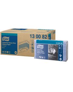 Tork Industrial Heavy-Duty Paper Folded Blue poetsdoek