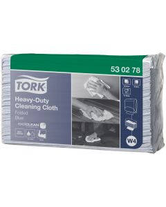 Tork Heavy-Duty Cloth Folded Blue werkdoek