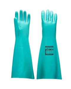 Verlengde lengte Nitrile handschoen
