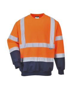 Tweekleuren Hi-Vis Sweatshirt