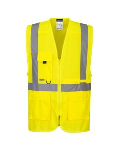 Hi-Vis Executive Vest met Tablet zak. 