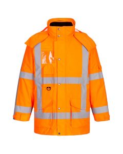 RWS Hi-Vis 3 in 1 Verkeersjas Oranje