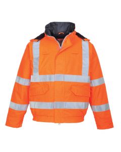 Bizflame Rain Hi-Vis Antistatic FR Bomberjack - S773
