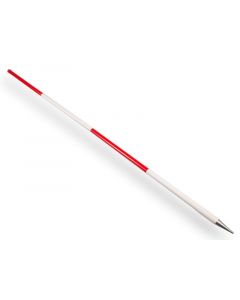 Jalonstok NESTLE staal, lengte 200cm., ronde buisspits.