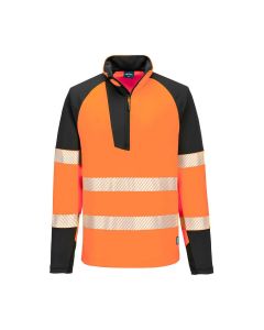 Portwest PW3 Hi-Vis sweatshirt met 1/4 rits - T172