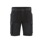 Service short met denim stretch