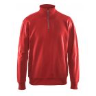 Sweatshirt met halve rits