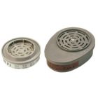 MSA P2 R stoffilter (10 paar) + 2 adapters