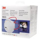 3M 8833S stofmasker FFP3 R D met uitademventiel in kleinverpakking