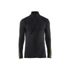 Vlamvertragend Onderhemd halve rits, 68% merino