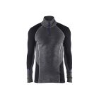 Onderhemd 100% Merino met rits WARM