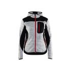 Dames gebreid vest met softshell