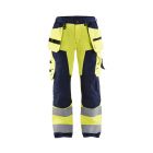 Dames werkbroek High Vis met spijkerzakken