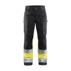Dames High Vis werkbroek met stretch