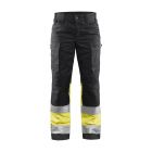 Dames High Vis werkbroek met stretch