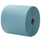 3-laags Maxirol poetsrol, 360 m x 36 cm, recycled, blauw