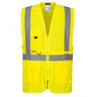 Hi-Vis Executive Vest met Tablet zak. 