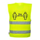 Hi-Vis Social Distance Vest 2m