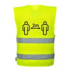 Hi-Vis Social Distance Vest 2m