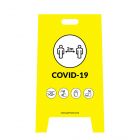 Covid Waarschuwingsbord