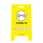 Covid Waarschuwingsbord