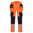 DX4-Hi-Vis broek met afneembare holsterzakken