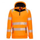 DX4 Hi-Vis 1/4  Hoodie met rits