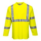 Vlamvertragend Hi-Vis T-Shirt met lange mouwen