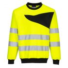 PW2 Hi-Vis Sweatshirt met ronde hals