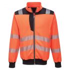 PW3 Hi-Vis sweatshirt met rits