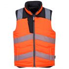 PW3 Hoge zichtbaarheid Bodywarmer, 2 zijde draagbaar.