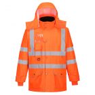 Hi-Vis Ademend 7-in-1 Verkeersjack 