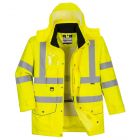 Ademend Hi-Vis 7-in-1 Verkeersjack 