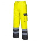 Hi-Vis Tweekleuren Broek - Gevoerd