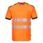 PW3 Hi-Vis Vision T-Shirt Korte Mouw 