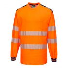 PW3 Hi-Vis T-shirt met lange mouw