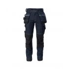 DASSY DENIM  Stretch holsterzakkenjeans met kniezakken